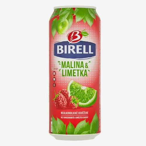 Birell nealkoholické pivo Malina & limetka - 500 ml