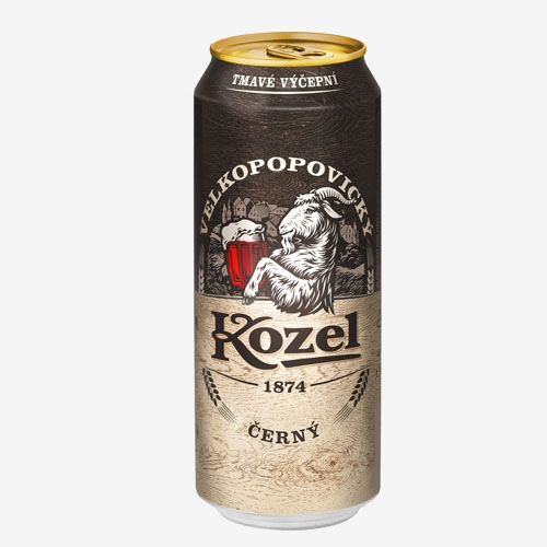 Velkopopovický Kozel pivo tmavé - 500 ml