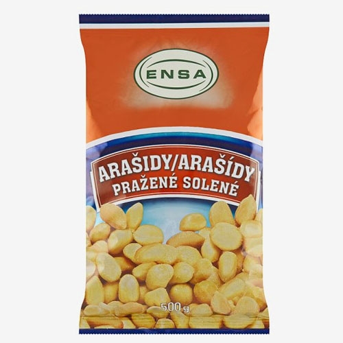 Ensa Arašidy pražené solené 500g