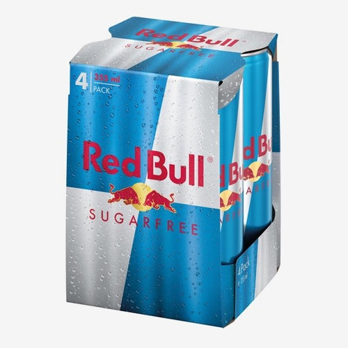 Red Bull energetický nápoj bez cukru plech 4x 355 ml