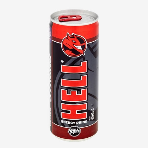 Hell Apple energetický nápoj plech 250 ml