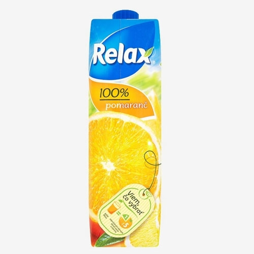 Relax džús 100% pomaranč 1 L
