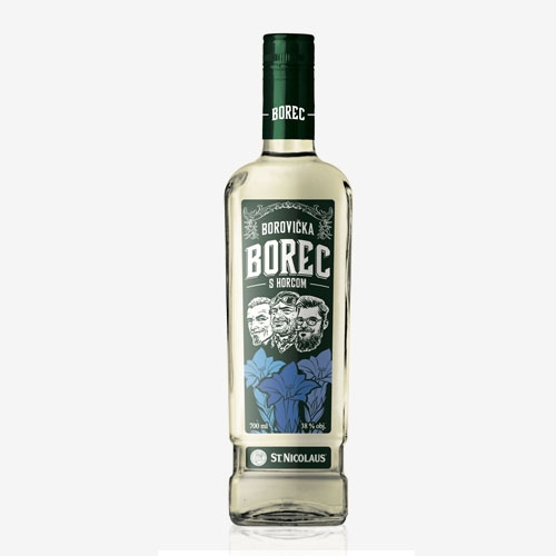 St. Nicolaus Borec borovička s horcom 38% - 700 ml