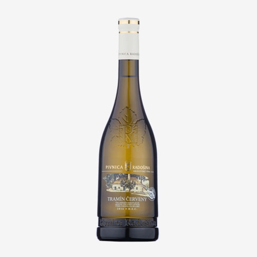 Tramín červený - výber z hrozna, polosladké - Pivnica Radošina 750 ml