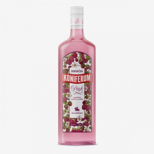 Old Herold Koniferum borovička pink 37,5% - 700 ml