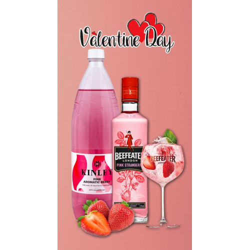 Beefeater pink gin 700ml + Kinley tonic pink 1.5l